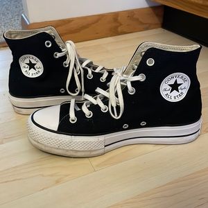 Black Platform Converse